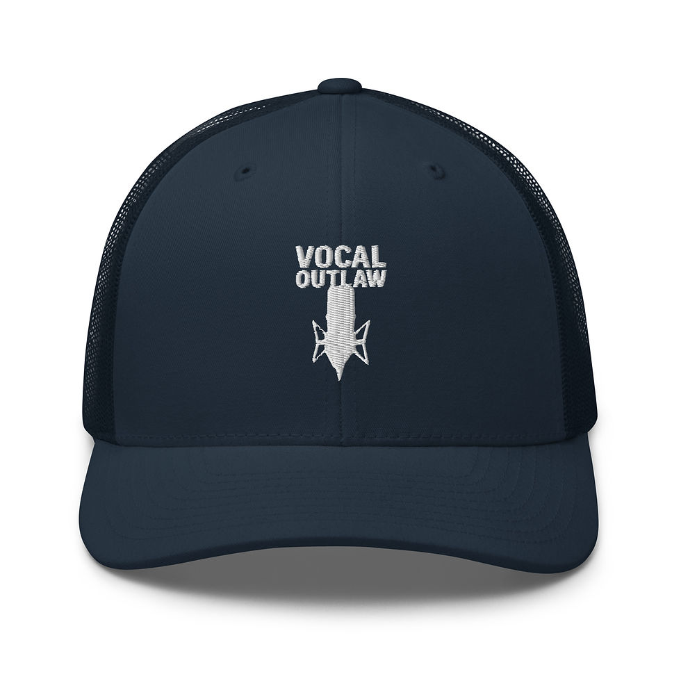 Thumbnail: Embroidered Vocal Outlaw - Retro Trucker Hat