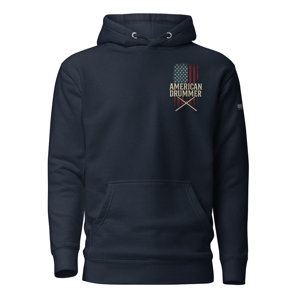 Thumbnail: American Drummer - Unisex Hoodie