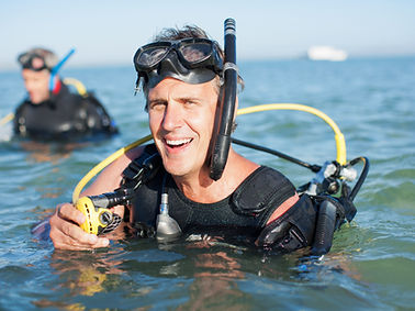 Divers Preparing for Dive