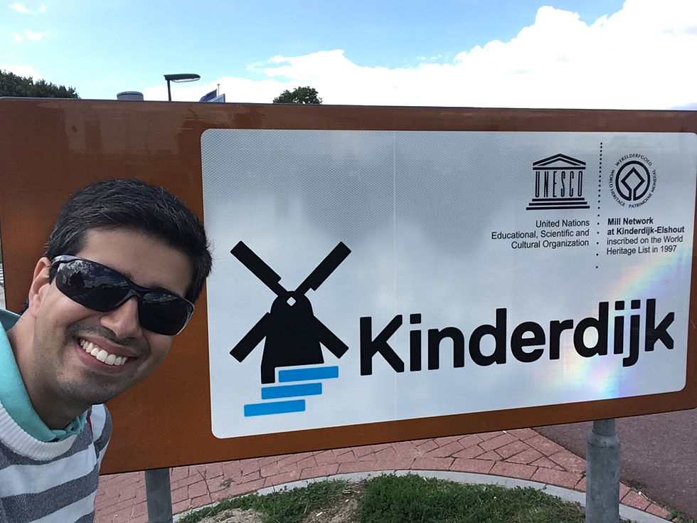 Entrada do parque Kinderdijk