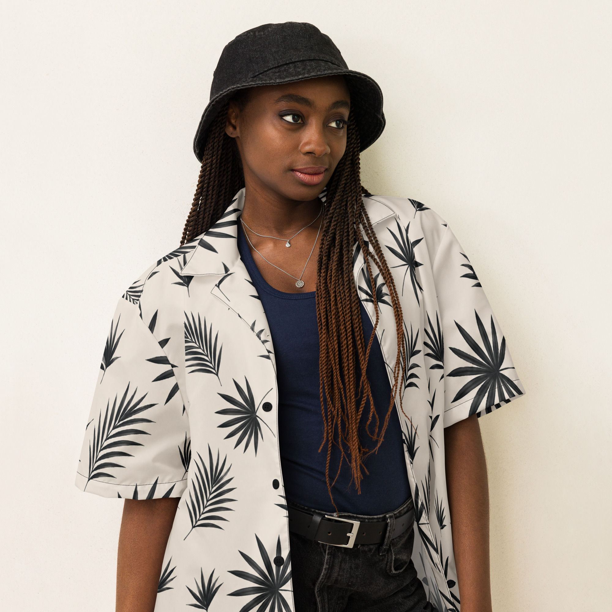 Abstract Palm Island Shirt