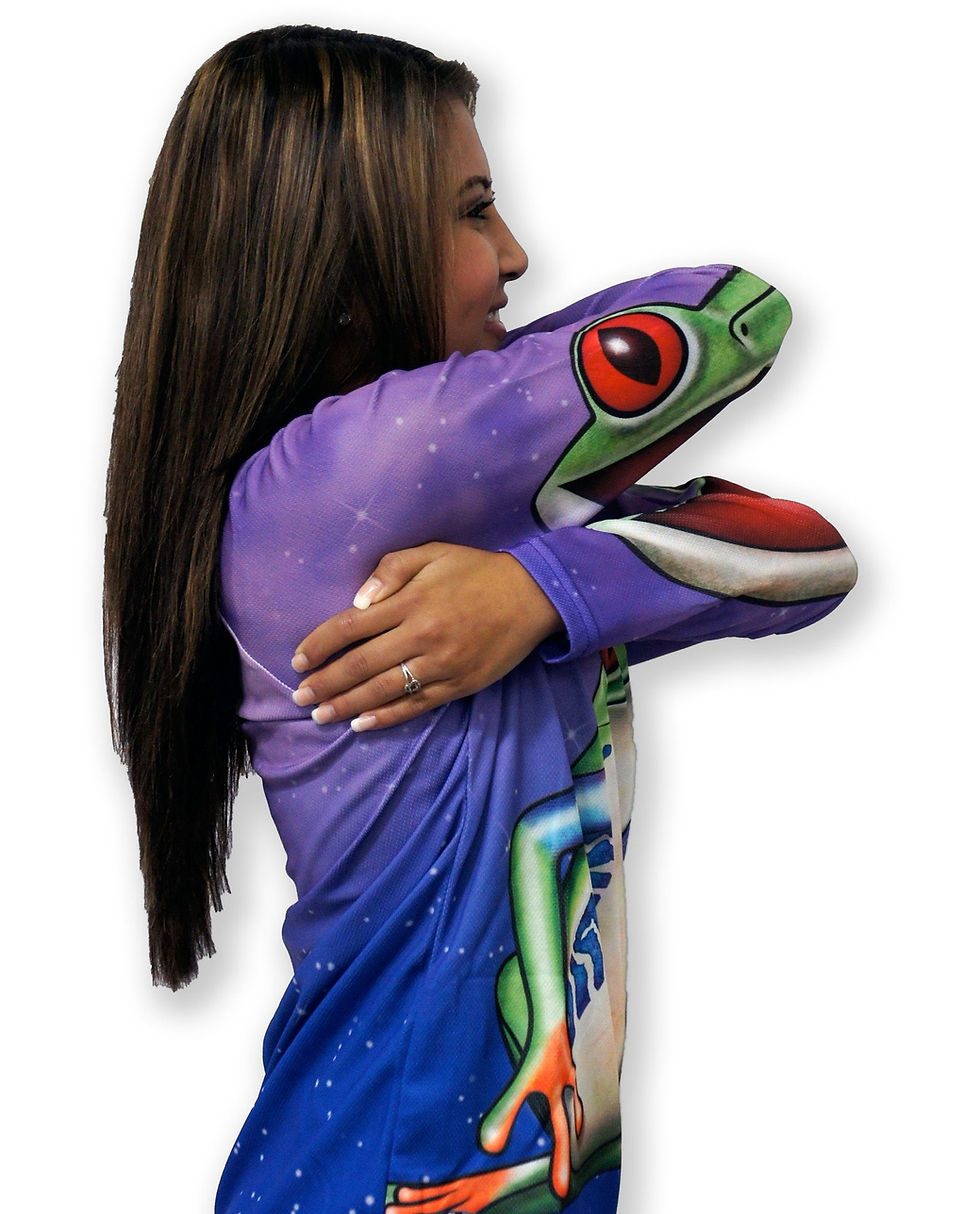 Thumbnail: TREE FROG Hoodie Chomp Shirt by MOUTHMAN® | Eco-Friendly & UPF50+