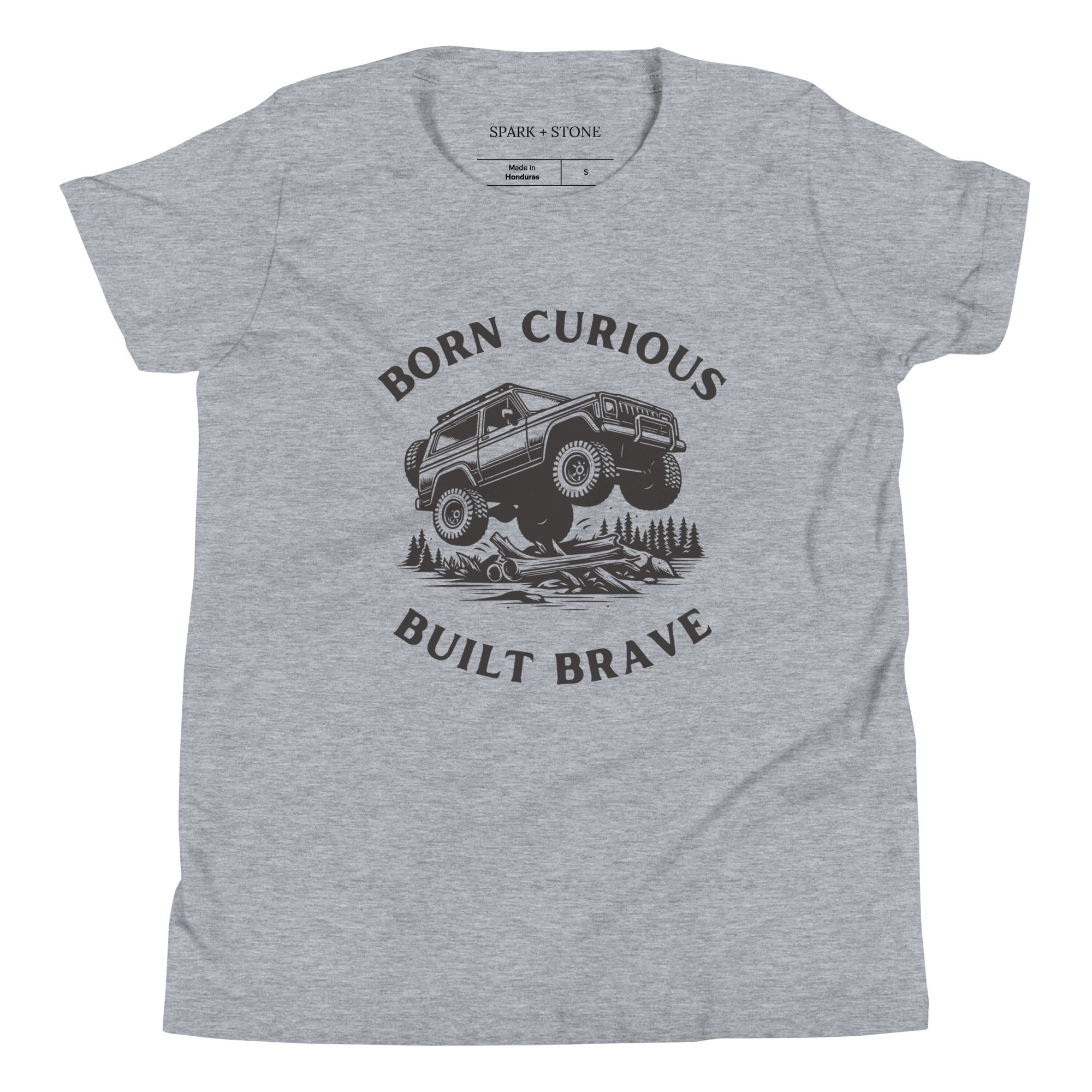 Born Curious. Built Brave.™ Land Rover Defender Off-Road Graphic Tee for Kids