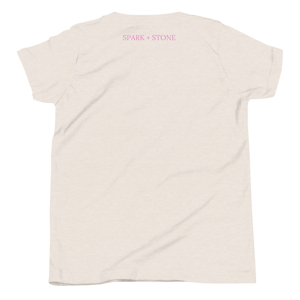 Thumbnail: Born Curious. Built Brave.™ Flower Garden Premium Graphic Tee for Kids
