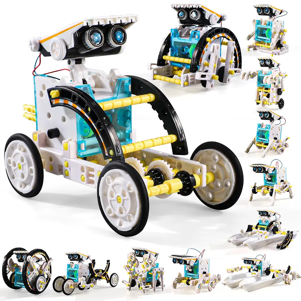Thumbnail: Lucky Doug 12-in-1 STEM Solar Robot Kit – Engineering and Technology Toy