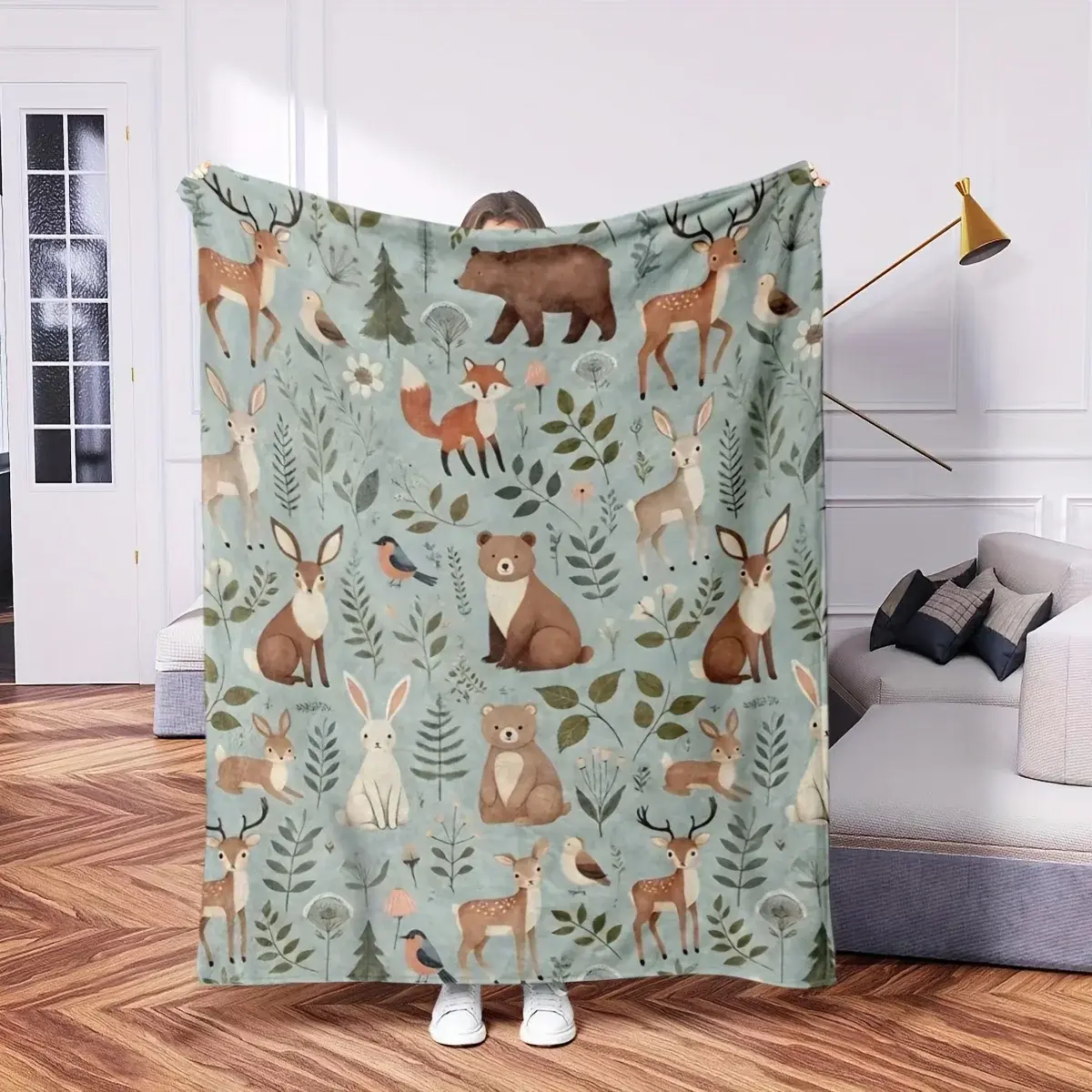 Stay Wild, Snuggle Child - ButterCloud Snuggle Blanket - Multiple Size (Animal)s