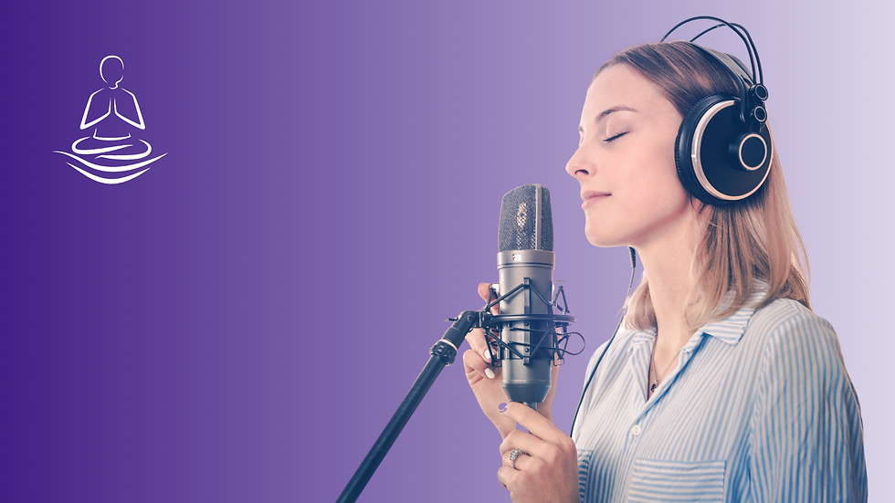 Guided meditation recording your own voice