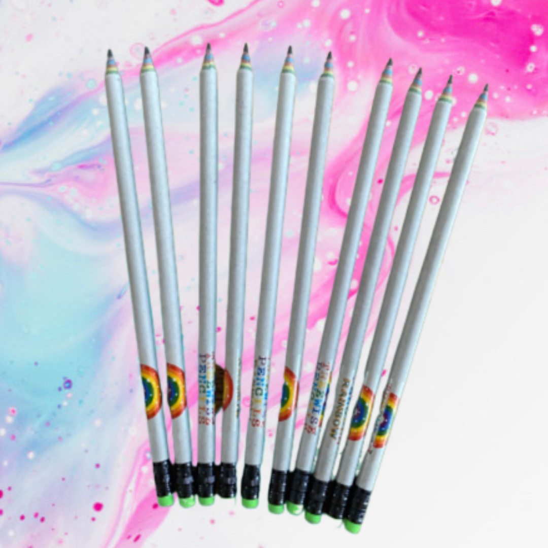 Recycled Treewise Rainbow Pencils  (Pack of 10)