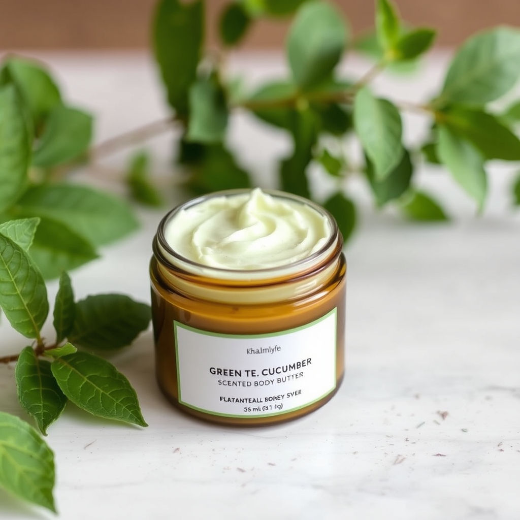Green 💚 Tea ☕ and Cucumber 🥒 Body Butter 