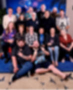 Group photo of poker cruise passengers on deck — Poker Escapes poker cruise Australia