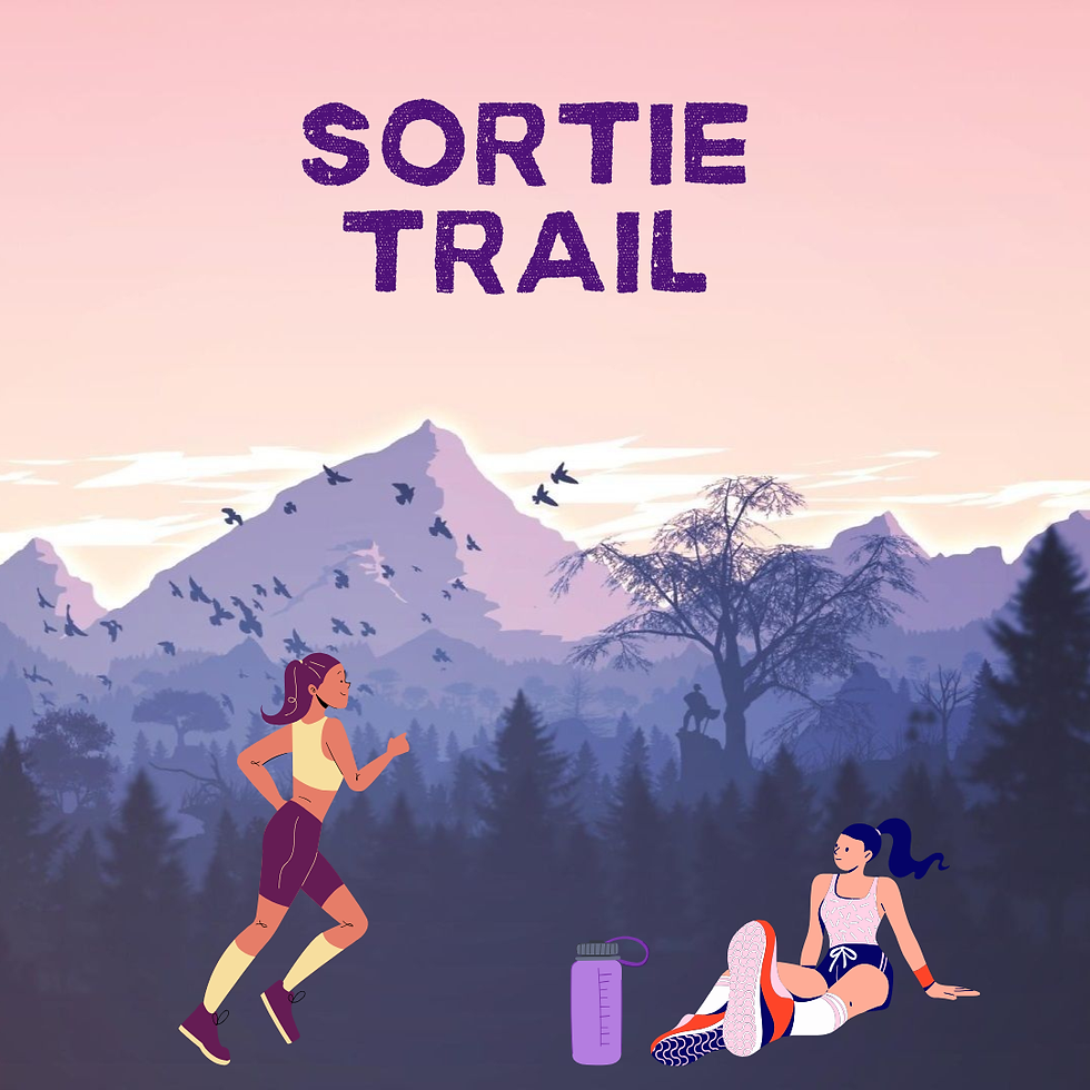 Trail du soir au Baigura