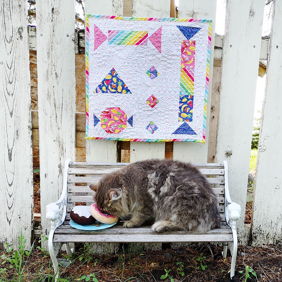 Thumbnail: Sugar & Sweets Mini Quilt