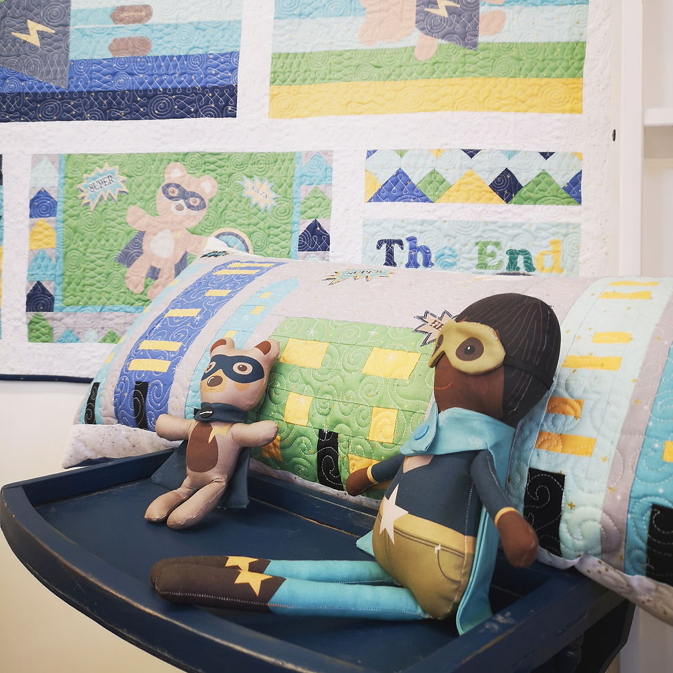 Thumbnail: Comic Book Quilt Pattern