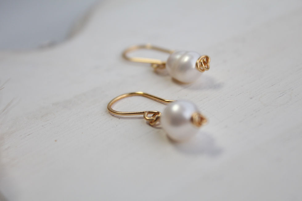 Miniaturbild: Simple Pearl Hangers