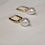 Miniaturbild: Square Pearl Hoops