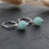 Miniaturbild: Amazonite Huggies silver