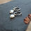 Miniaturbild: Pearl Huggies silver