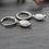 Miniaturbild: Moonstone Huggies silver