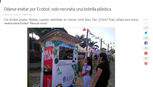 Déjese invitar por Ecobot, solo necesita una botella plástica
