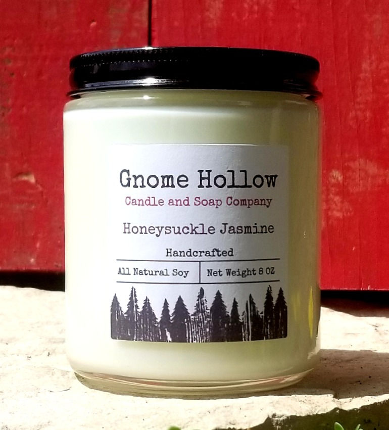 Thumbnail: Honeysuckle Jasmine Scented Soy Candle