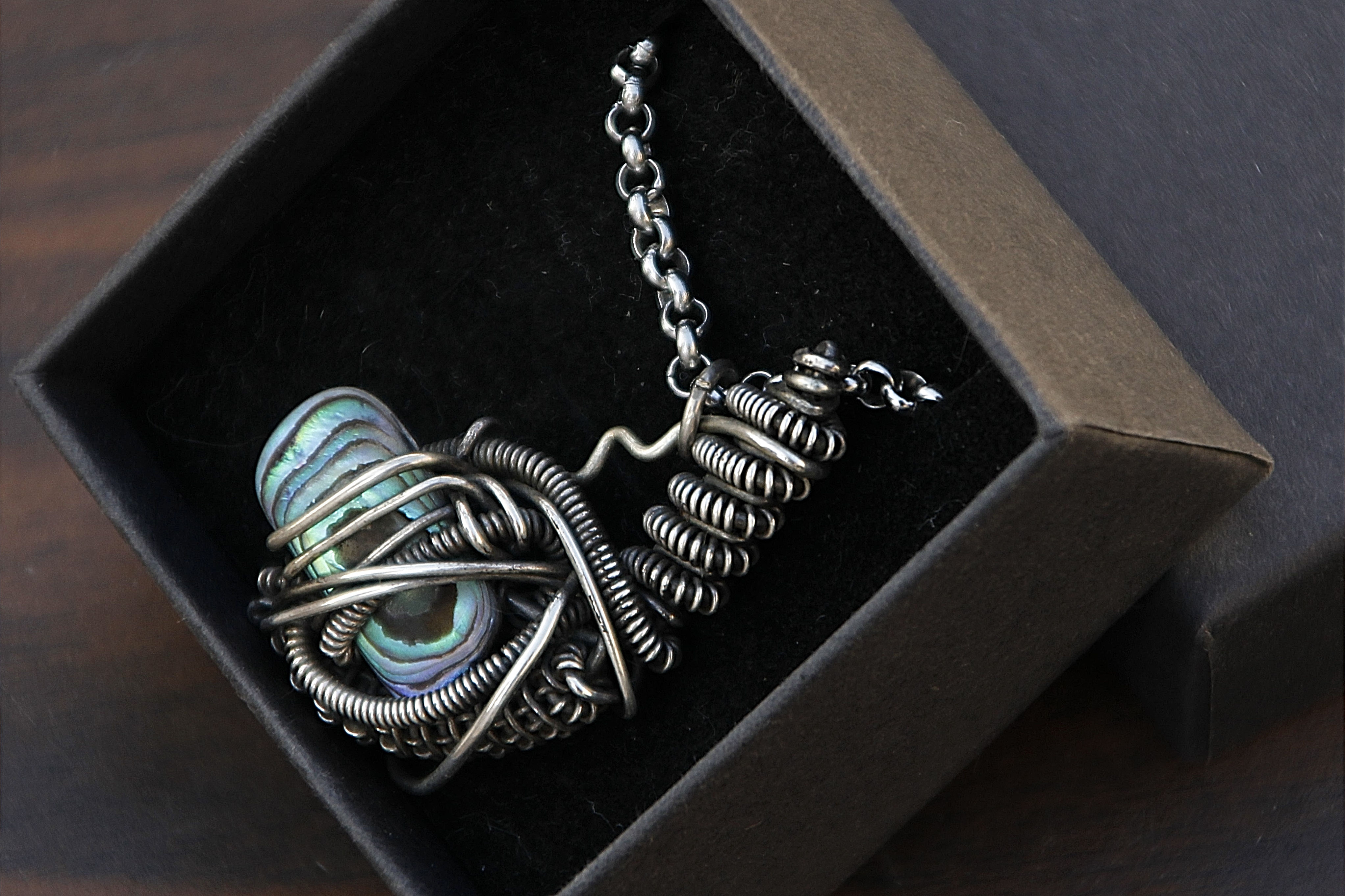 שרשרת כסף אבאלון TOOTOO