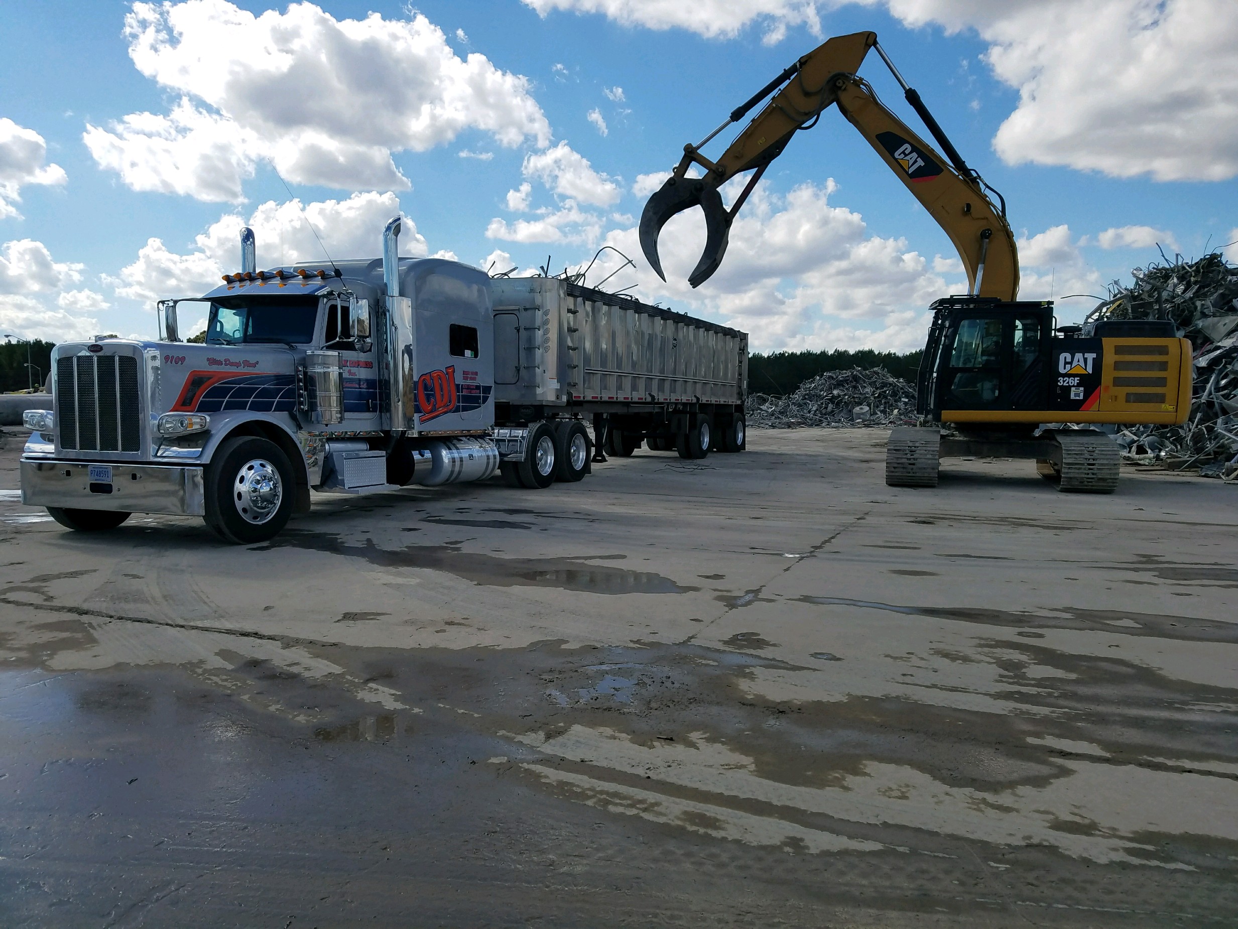 Driving CDJ Bulk Express Truck Driving