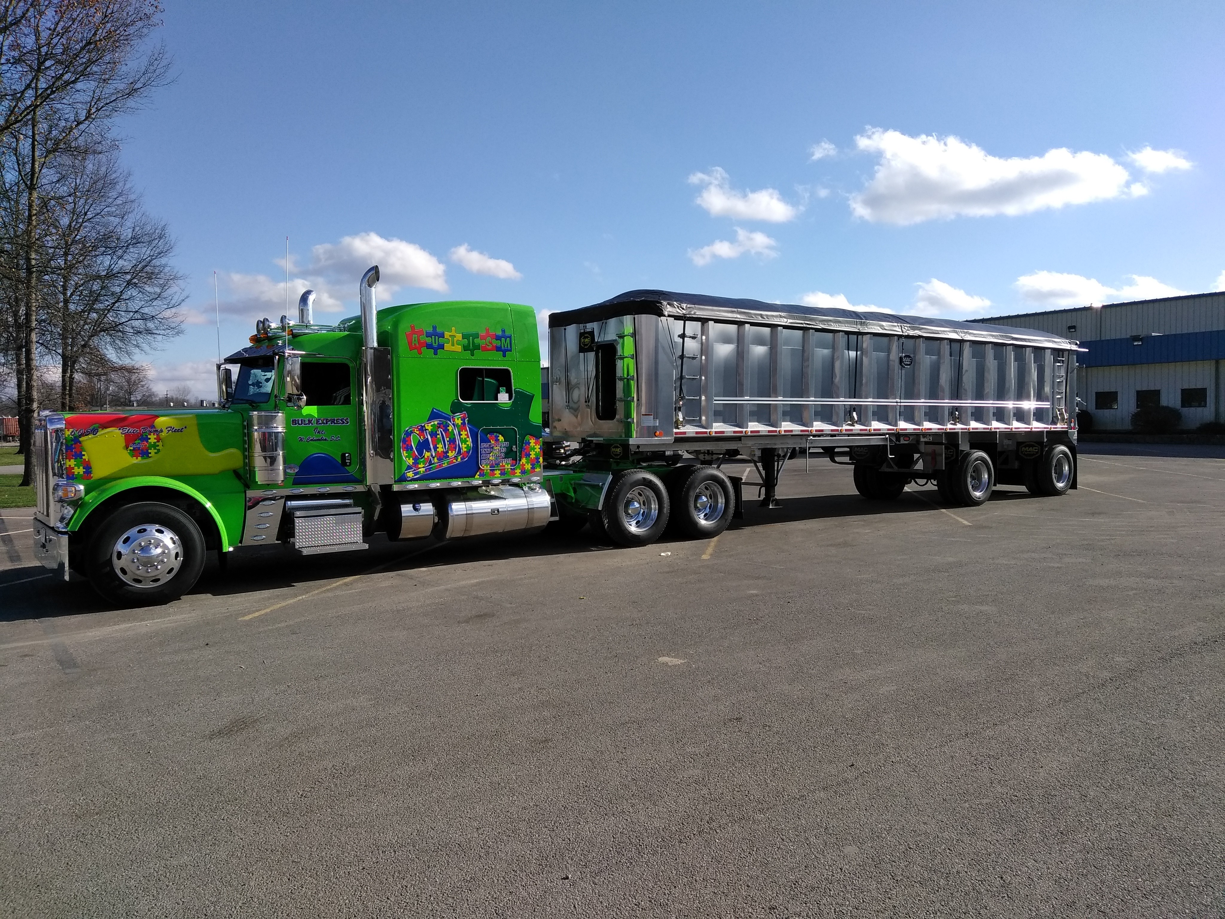 Driving CDJ Bulk Express Truck Driving