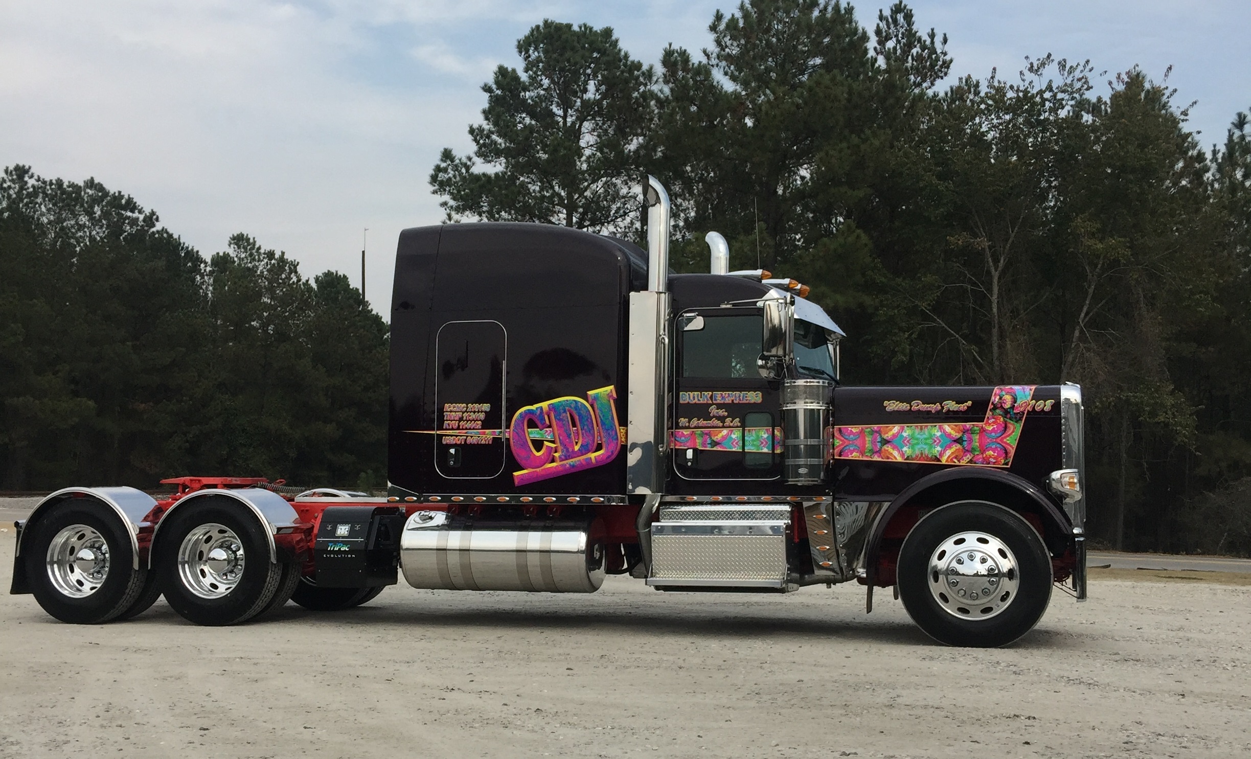 Driving CDJ Bulk Express Truck Driving