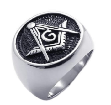 Thumbnail: HAMMERED MASONIC RING