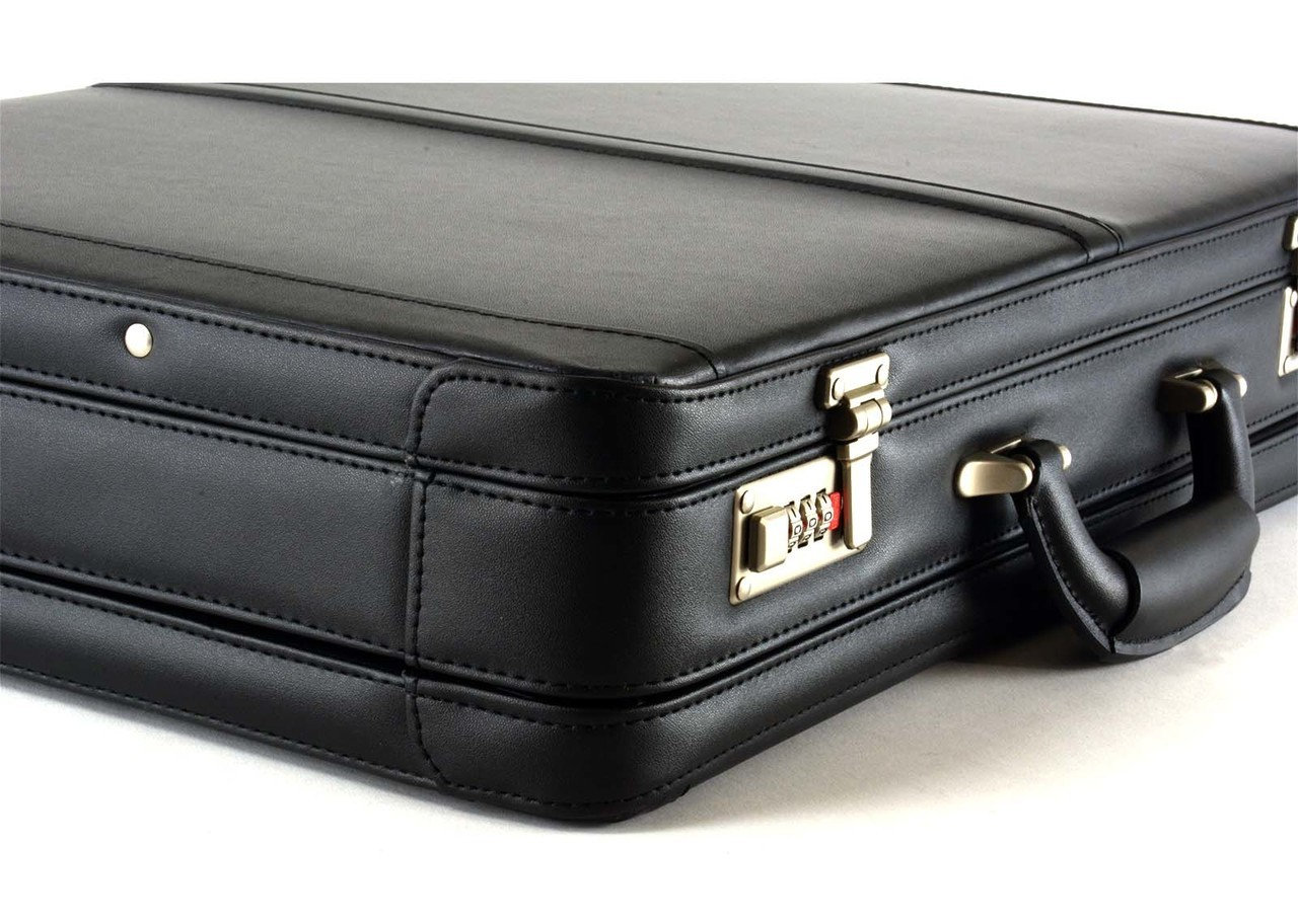 BLACK BRIEFCASE Noble Regalia Co.