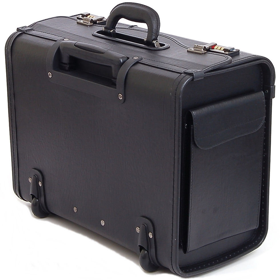 Thumbnail: DELUXE ROLLING REGALIA BRIEFCASE