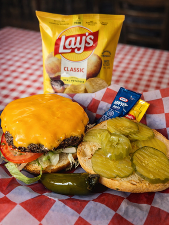 El Pollo Ranchero Grilled Cheeseburger