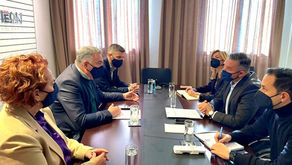 Επίσκεψη στο Δήμαρχο Λαμιέων πραγματοποίησε ο Θέμης Χειμάρας.