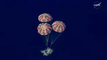 NASA traz astronautas de volta após missão histórica à Lua