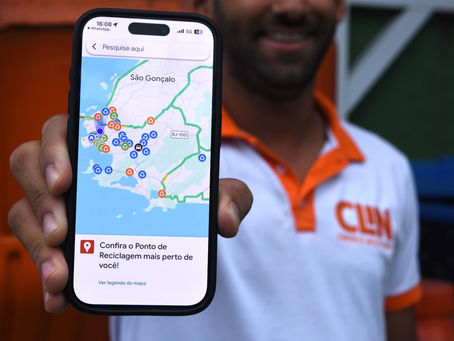 Clin lança mapa interativo com pontos de reciclagem em Niterói