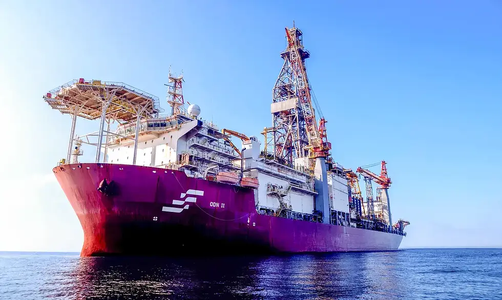 Navio-sonda utilizado pela Petrobras na exploração de petróleo na Margem Equatorial. Foto: Petrobras/Divulgação