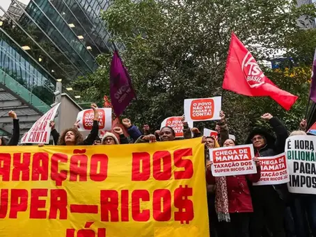 Ricos concentram 27% da renda e pagam menos impostos no país