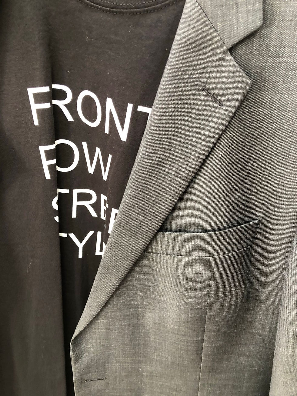 Thumbnail: OVERSIZED GREY BLAZER