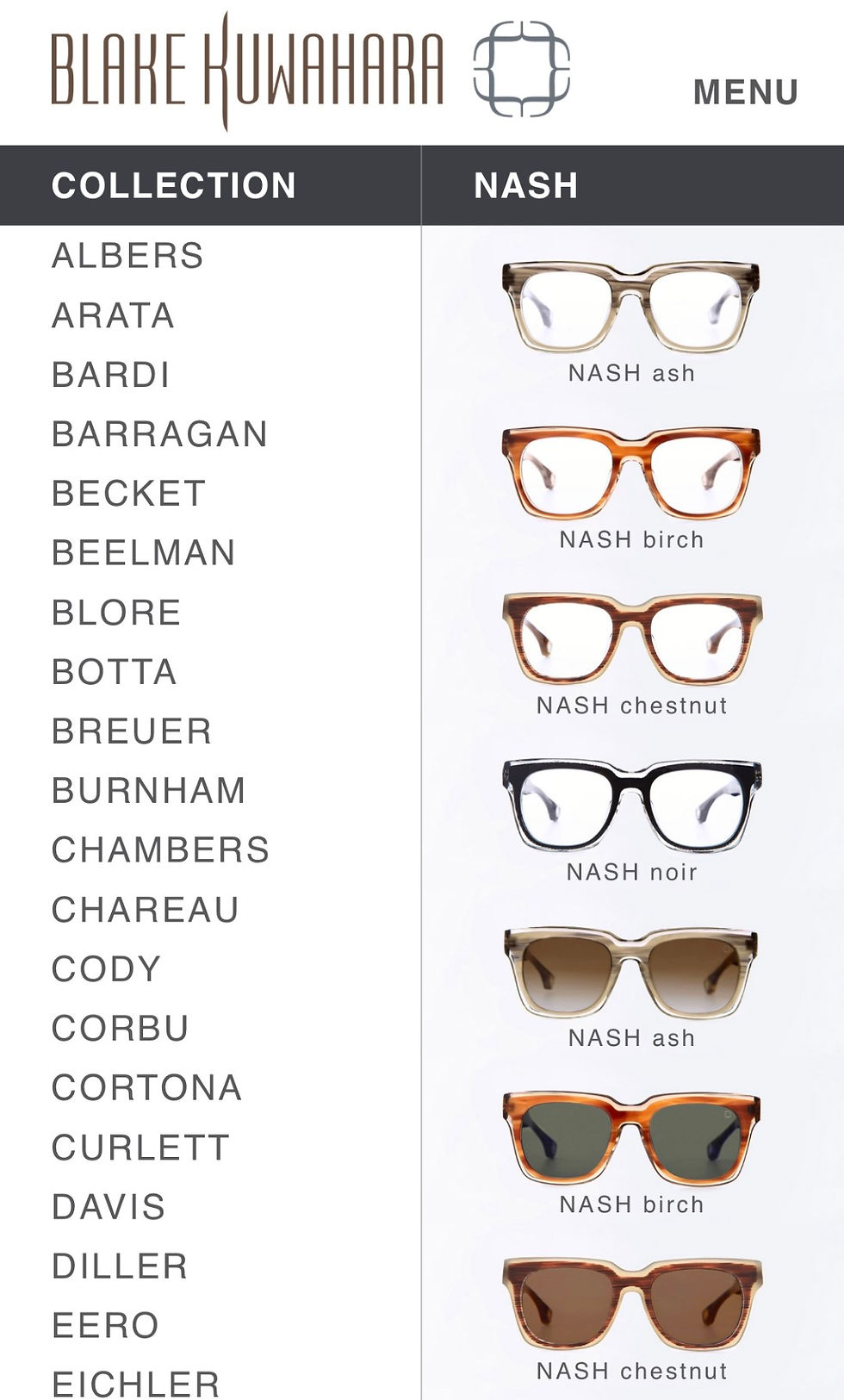 Thumbnail: BLAKE KUWAHARA SUNGLASSES
