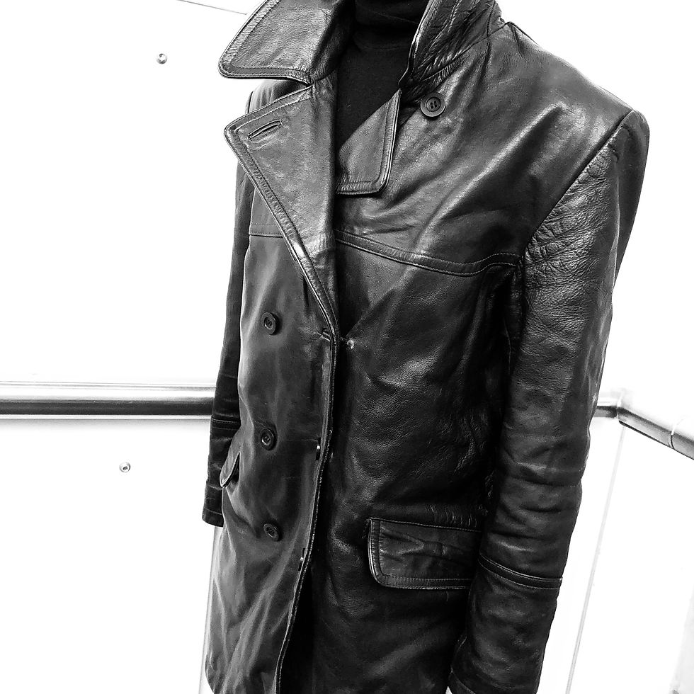 VINTAGE LEATHER COAT