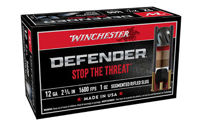 Winchester PDX1 Defender Slug 12ga 1oz 2.75" 10rds Ammo Maine