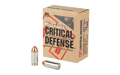 Hornady Critical Defense 40S&W 165gr 20rds Ammo Maine