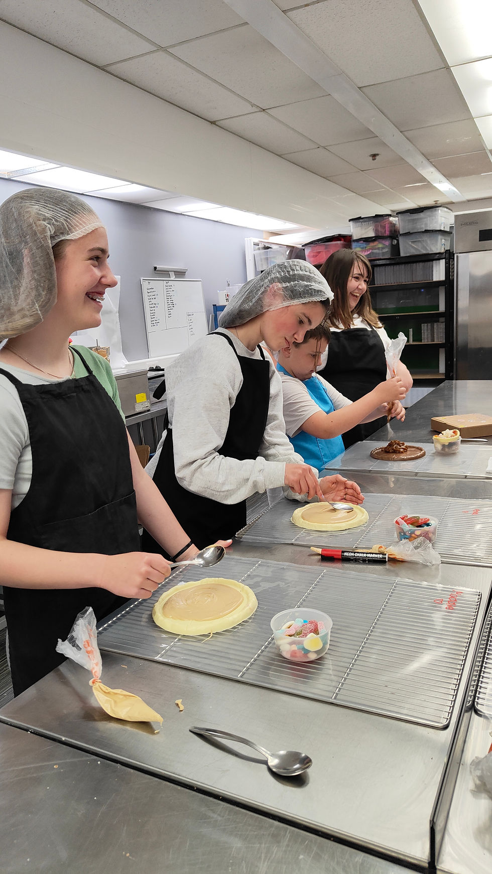 Chocolate pizza workshop