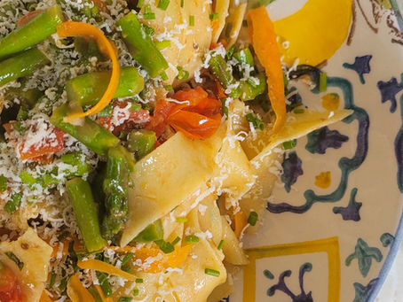 Pappardelle With Spring Vegetables