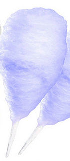 purple candy floss