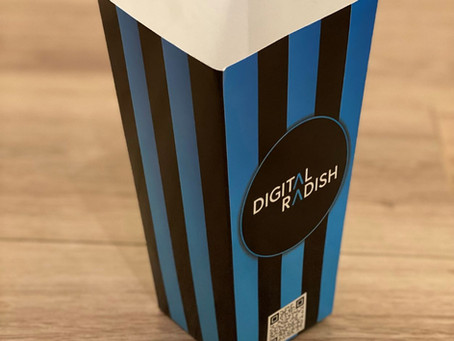 branded popcorn box full colour