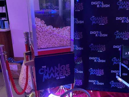 branded popcorn hire