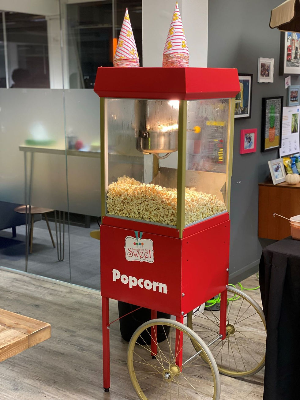 popcorn cart hire