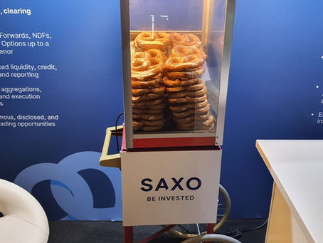 branded pretzel cart for hire