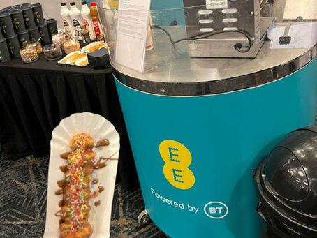 branded waffles stand hire